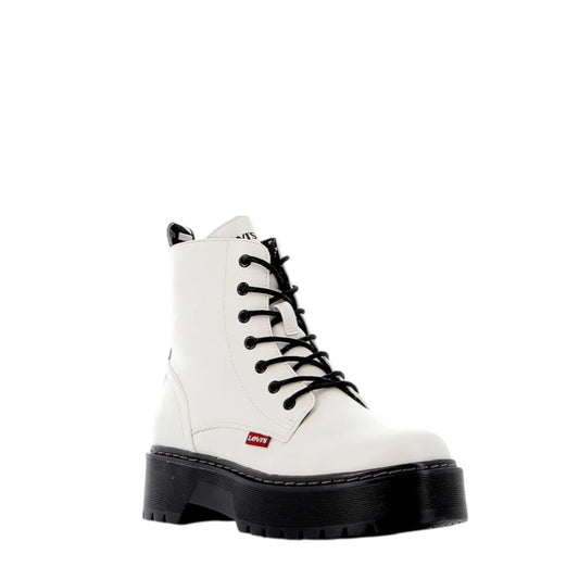 Anfibi Donna "Levi's" CHERRY/VCOO0021S Collezione Autunno/Inverno 2025/2026 - Bianco