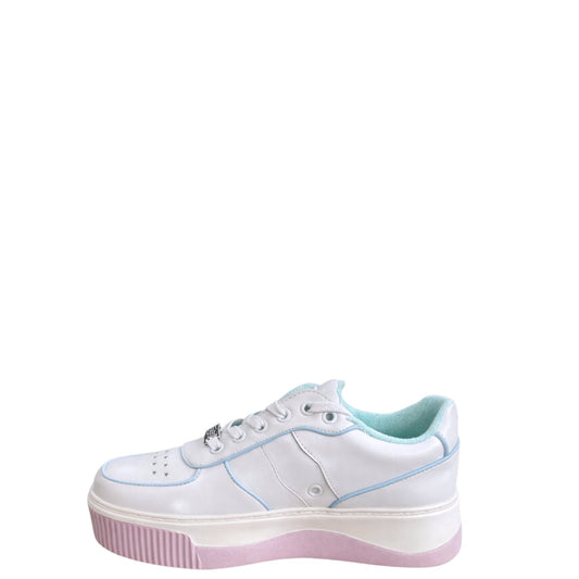 Sneakers donna "Cult" CLW337202 Collezione Primavera/Estate 2026 - Bianco e Carta da Zucchero Multi