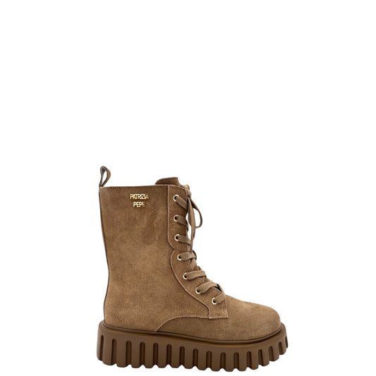 Anfibi donna "Patrizia Pepe" PPJ985 Collezione Autunno/Inverno - Taupe