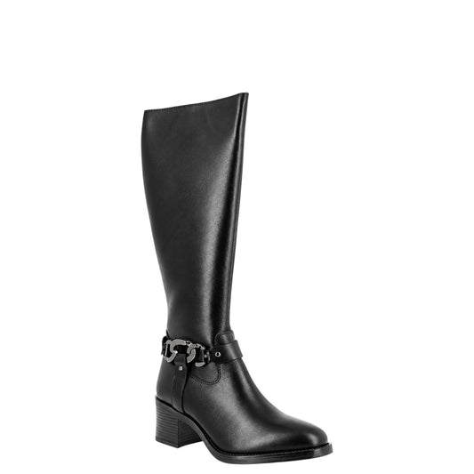 Stivali donna "Parrotto" BB26-4206 Collezione Autunno/Inverno con cinghia - Nero