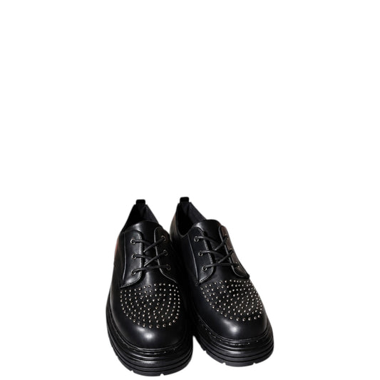Inglesine donna "CafèNoir" C1FA9026 Collezione Autunno/Inverno con mini borchie - Nero