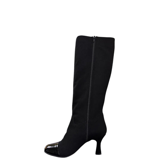 Stivali donna "Noa A." EVA Collezione Autunno/Inverno in camoscio - Nero