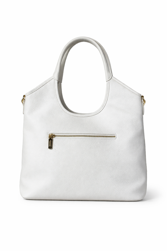 Borsa donna a spalla e a tracolla "Valentino Creations" VC510 Collezione Primavera/Estate 2026 - Crema