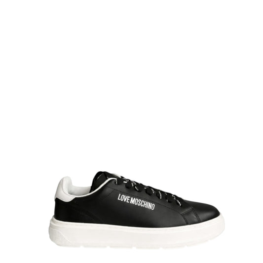 Sneakers donna "Love Moschino" JA15374G1GIA100A Collezione Primavera/Estate 2026 - Nero e Bianco