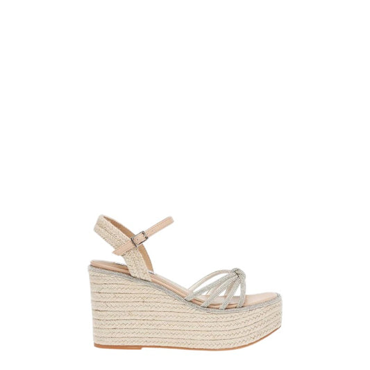 Sandali donna "Steve Madden" JADED Collezione Primavera/Estate 2026 - Argento e beige