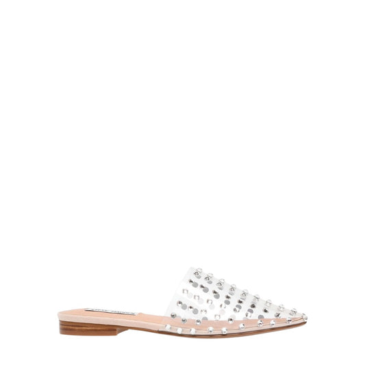 Sabot donna "Steve Madden" TANNA Collezione Primavera/Estate 2026 - Trasparente e argento