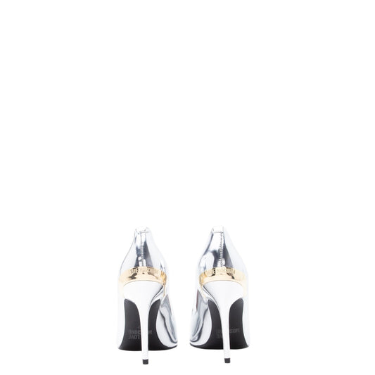 Decolletè donna "Love Moschino" JA10459G1OJE090B Collezione Primavera/Estate 2026 - Argento