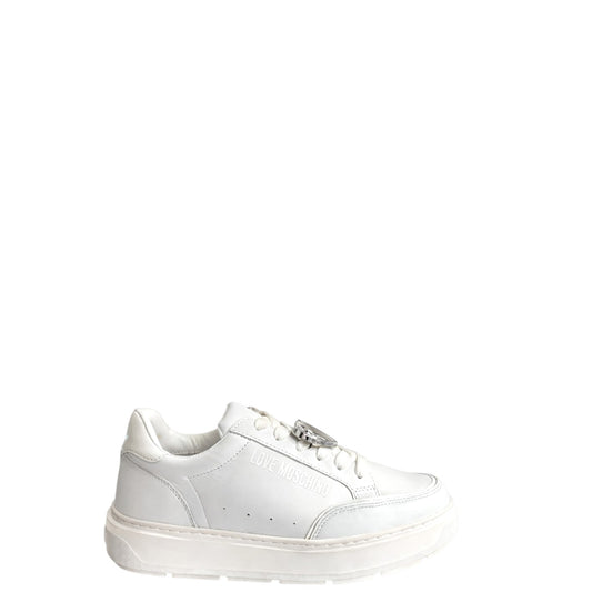 Sneakers donna "Love Moschino" JA15214G1MIA410A Collezione Primavera/Estate 2026 - Bianco