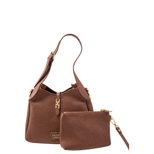 Borsa donna a spalla e tracolla "Valentino Creations" VA-7082 Collezione Autunno/Inverno - Cuoio