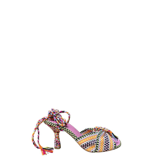 Sandali donna "Antolina Paris" Gea.076 Collezione Primavera Estate 2026 - Rosa Multi