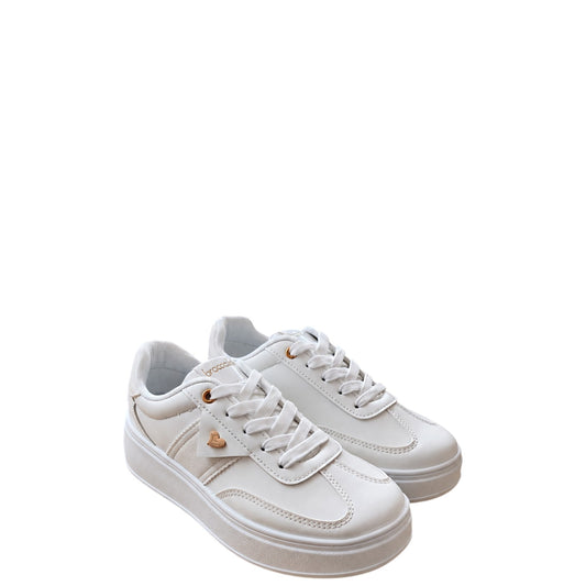 Sneakers donna "Braccialini" BC110 Collezione Autunno/Inverno - Bianco