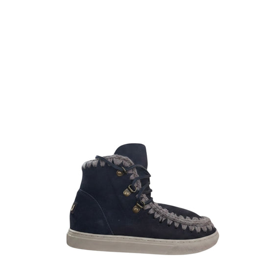 Stivaletti donna "Mou" MU.FW111002A Sneaker Lace-up Collezione Autunno/Inverno con lacci - Nero e Grigio