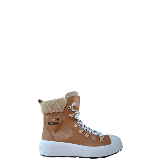 Sneakers donna "Love Moschino" JA15805G0HIC720A Collezione Autunno/Inverno - Cuoio