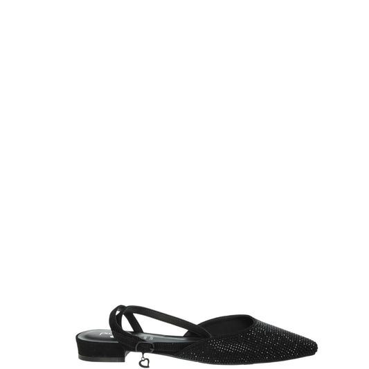 Ballerine donna "Braccialini" BA75 Collezione Primavera/Estate 2026  con glitter - Nero