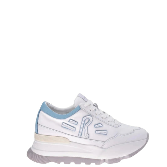 Sneakers Donna “Rucoline” Aki 300 Soft Bomber Collezione Primavera/Estate 2026 – Bianco e Celeste