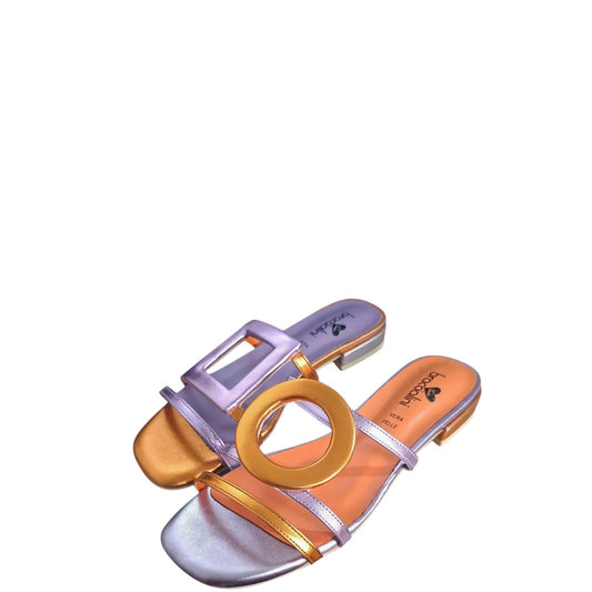 Scalzati donna "Braccialini" BA104 Collezione Primavera/Estate 2026 - Lilla e Arancione