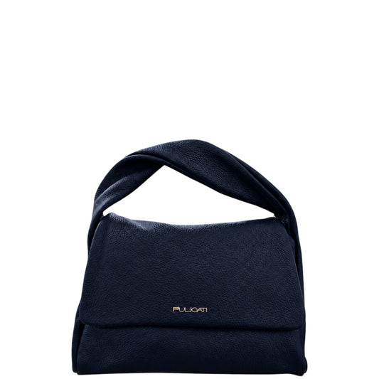 Borsa donna a mano e tracolla "Pulicati" CE 9011 Collezione Autunno/Inverno - Blu navy