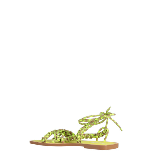 Sandali donna "MSGM" MG1307.31 Collezione Primavera/Estate 2026 - Verde multi