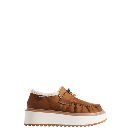 Mocassini donna "Love Moschino" JA10426L0NJAW210 Collezione Autunno/Inverno ecofur - Camel