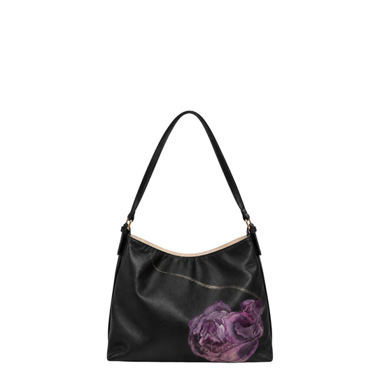 Borsa a spalla donna "Pulicati" NP 4779 Collezione Autunno/Inverno - Nero Multi