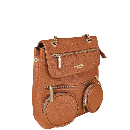 Zaino donna "Valentino Creations" VC2023 Collezione Autunno/Inverno - Cuoio