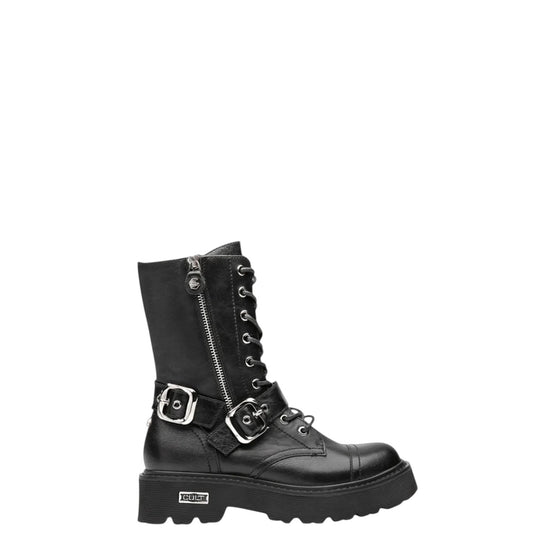 Anfibi donna "Cult" CLW458500 Collezione Autunno/Inverno multi fibbie - Nero