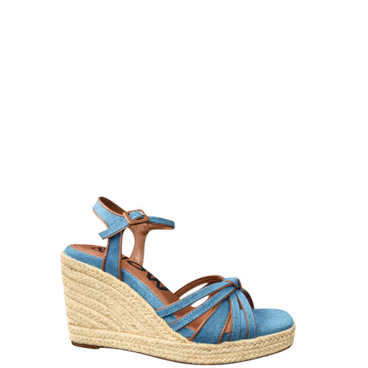 Sandali con zeppa donna "Menbur " 24970 Collezione Primavera/Esatate 2026 - Denim