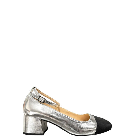 Decolletè donna "Steve Madden" ELI Collezione Primavera/Estate 2026 - Argento e nero
