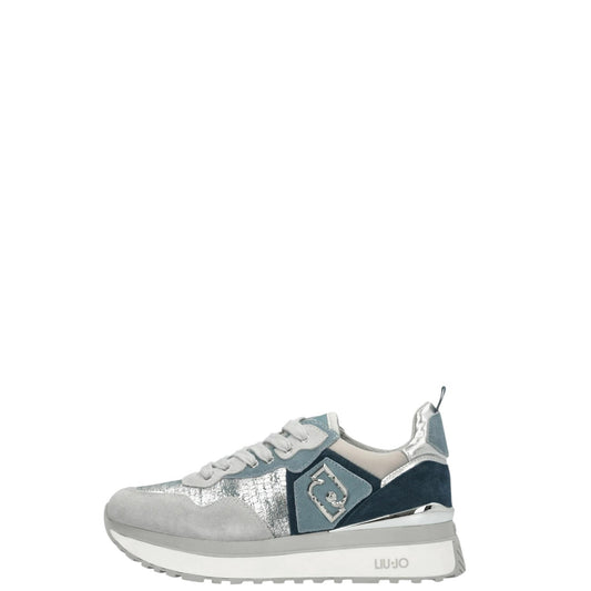 Sneakers donna "Liu Jo" Maxi Wonder 01 BF5009 Collezione Primavera/Estate 2026 - Grigio perla Multi