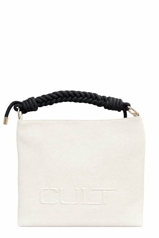 Borsa donna a spalla e tracolla"Cult" Beth X35.003 Collezione Primavera/Estate 2026 - Burro