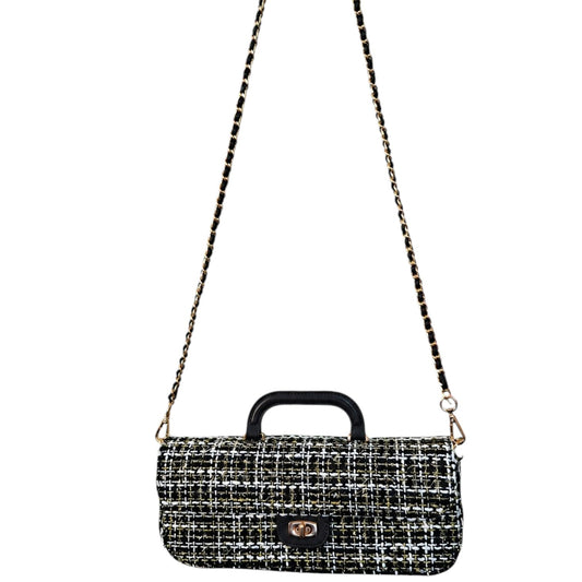 Borsa donna a mano e tracolla "Mariella Burani" MB002 Collezione Primavera/Estate - Nero Multi