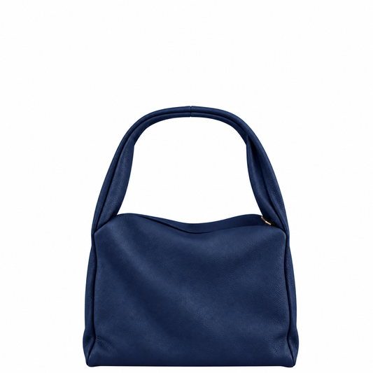 Borsa a spalla donna "Pulicati" 9010 Collezione Autunno/Inverno con tracolla - Blu