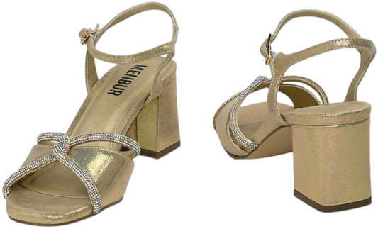 Sandali donna "Menbur" 25596* Collezione Primavera/Estate 2026 - Oro