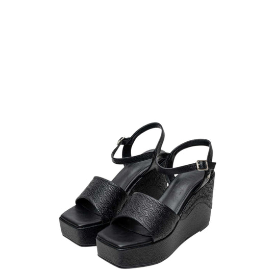 Sandali donna "Replay" GWP6N.000 Collezione Primavera/Estate 2026 logo rilievo - Nero