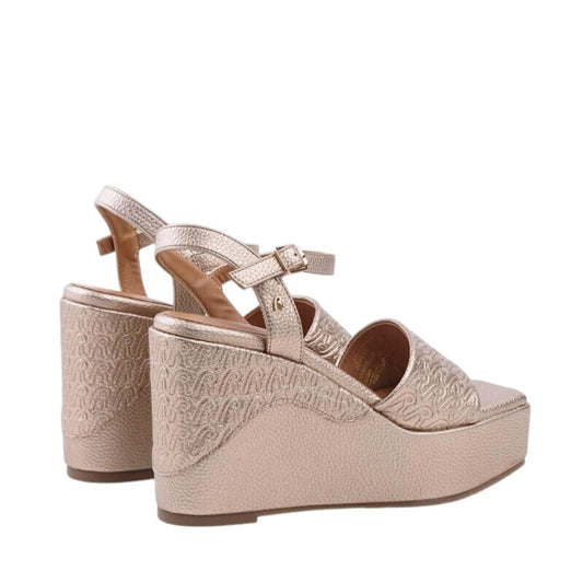 Sandali con zeppa "Replay" GWP6N.000 Collezione Primavera/Estate 2026 - Oro