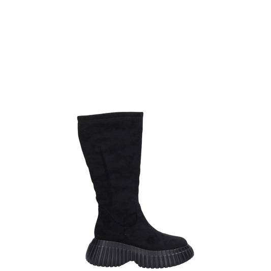 Stivali donna "Braccialini" B65 Collezione Autunno/Inverno scamosciato - Nero