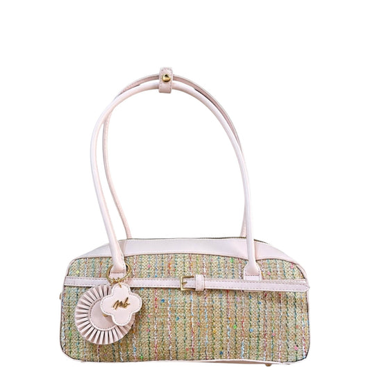 Borsa donna a spalla "Mariella Burani" MB005 Collezione Primavera/Estate - Cipria Multi