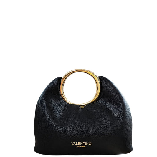 Borsa donna a mano e tracolla "Valentino Creations" VC608 Collezione Autunno/Inverno - Nero