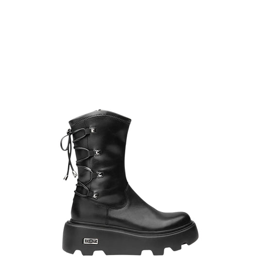 Stivaletti donna "Cult" CLW457200 Collezione Autunno/Inverno con lacci posteriori - Nero