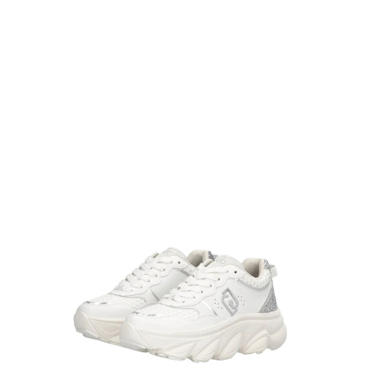 Sneakers donna "Liu Jo" Steffy 01 Collezione Primavera/Estate 2026 - Bianco e Argento