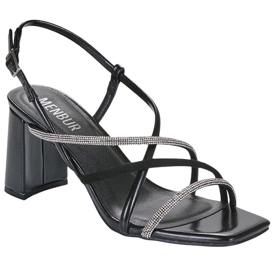 Sandali donna "Menbur" 24886* Collezione Primavera/Estate 2026 - Nero