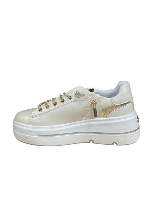 Sneakers donna “Braccialini” BA142 Collezione Autunno/Inverno 2025/2026 – Avorio