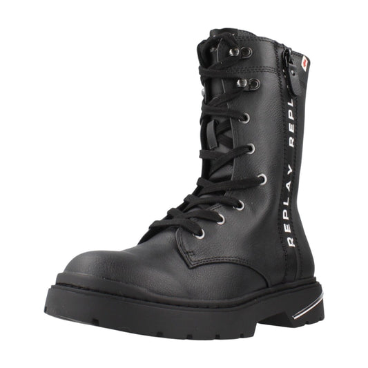 Anfibi donna "Replay" C0034S Collezione Autunno/Inverno 2025/2026 - Nero