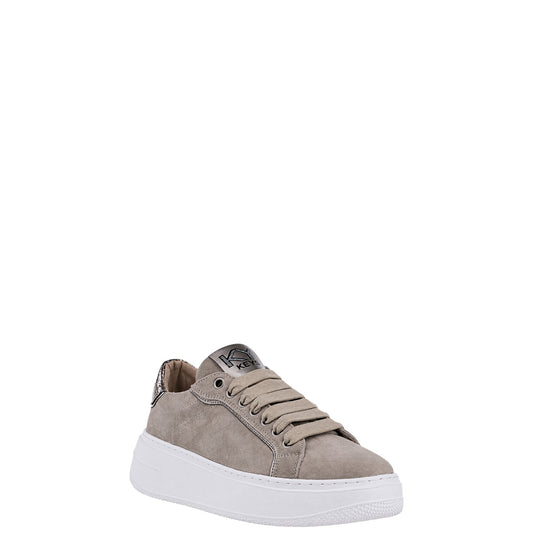 Sneakers donna "Keys" K-9883 Collezione Autunno/Inverno - Taupe e Tortora