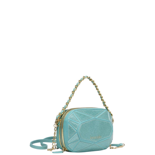 Borsetta donna "Braccialini" B17123 Collezione Primavera/Estate 2026 con tracolla - Verde Tiffany