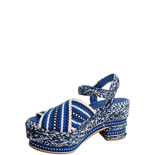 Sandali donna "Antolina Paris" EUGENE.058 Collezione Primavera/Estate 2026 - Blu Cobalto Multi