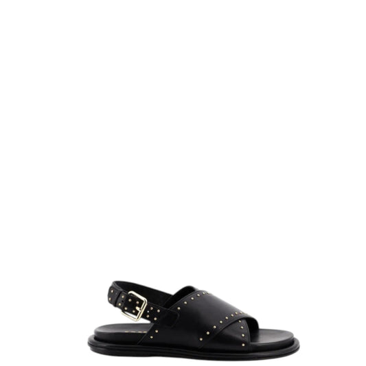 Sandali donna "Janet&Janet" J-165 Collezione Primavera/Estate 2026 - Nero e Oro
