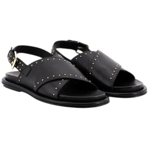 Sandali donna "Janet&Janet" J-165 Collezione Primavera/Estate 2026 - Nero e Oro