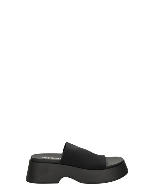 Ciabatte donna "Steve Madden" THROW BACK Collezione Primavera/Estate 2026 - Nero