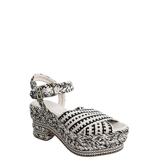 Sandali donna "Antolina Paris" BRENDA.001 Collezione Primavera/Estate 2026 - Panna e Nero